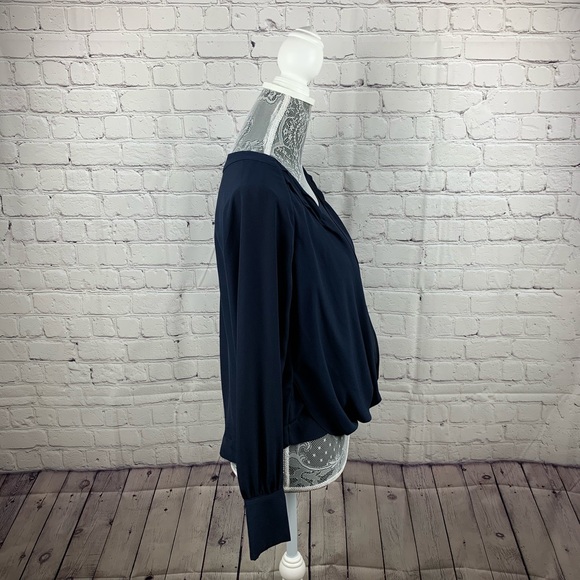 Philosophy Blue long sleeve blouse SZ Small - Picture 3 of 8